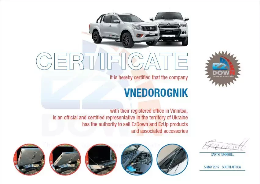 Buy Rear side shock absorber (pits) EZ Down for Isuzu D-Max