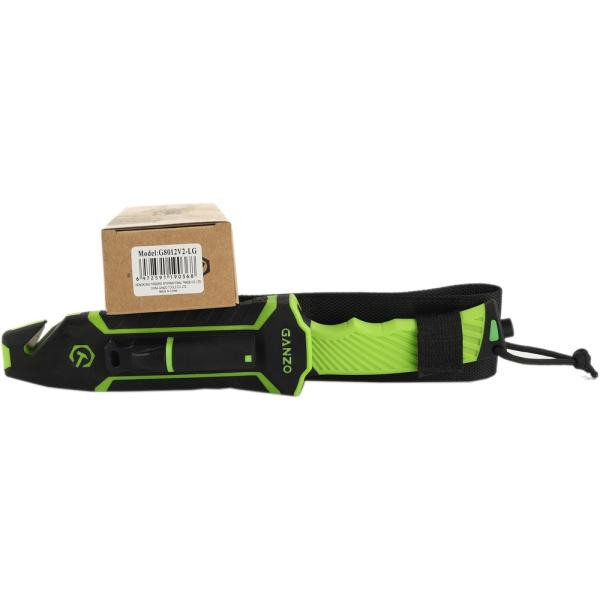 Buy Knife ganzo G8012V2-lg green (G8012V2-lg) with paracord