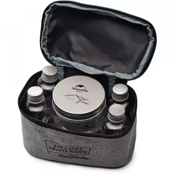Buy Set of containers for spices 6 units Naturehike BBQ NH17T011-P
