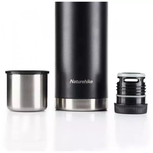 Купити Термос Naturehike Q-9H NH19SJ010, 304 сталь, 1.0 л, чорний