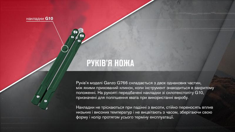 Buy Than a metelik (BaliSong) Ganzo G766-GR