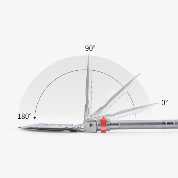 Buy Naturehike's shovel Multifunctional Outdoor Shovel NH20GJ002, Silver