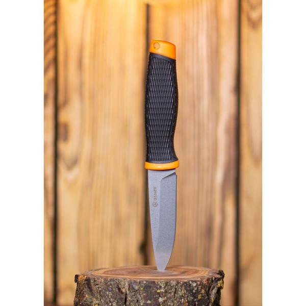 Buy Knife ganzo g806 -or orange with scissors