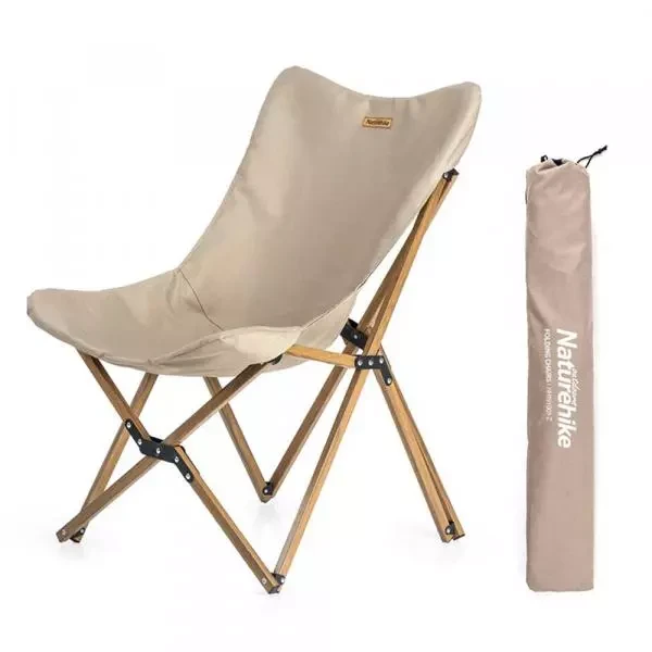 Купити Крісло складне Naturehike Moon Beach MW01 NH19Y001-Z, 600D Oxford / алюміній, бежевий