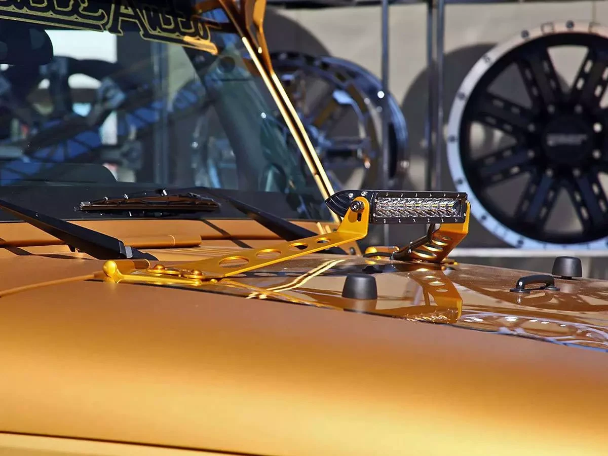 Купить 10-дюймовый легкий набор для крепления капота для Jeep Wrangler JK 07-17