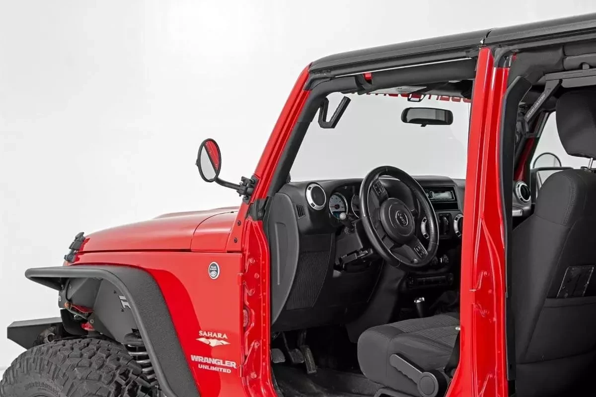 Buy Classic sophisticated round mirrors Rough Country Jeep Wrangler JK
