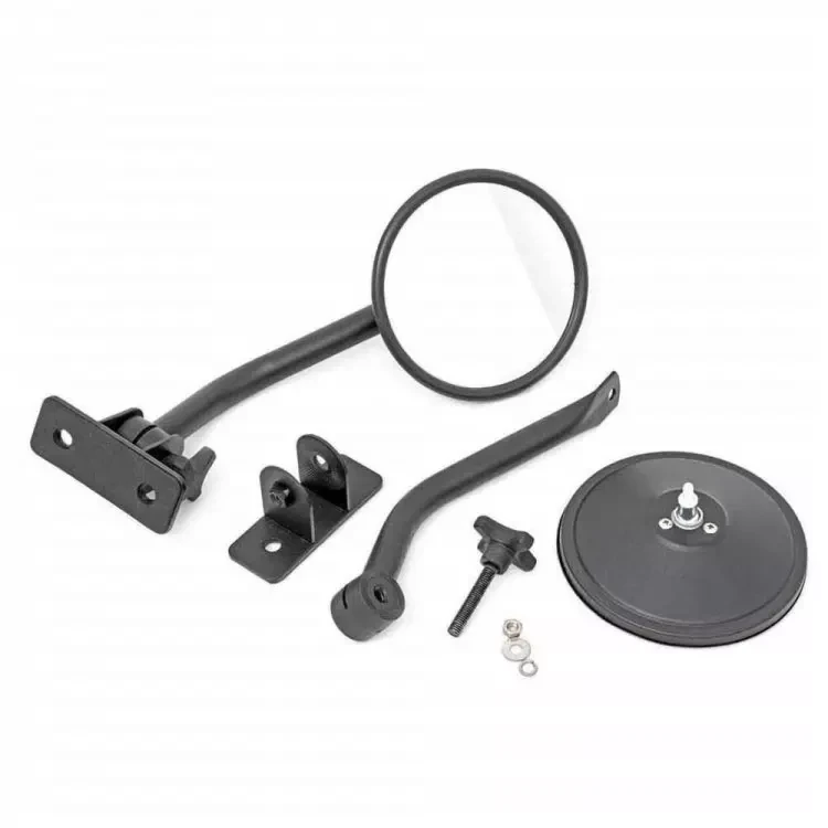 Buy Classic sophisticated round mirrors Rough Country Jeep Wrangler JK