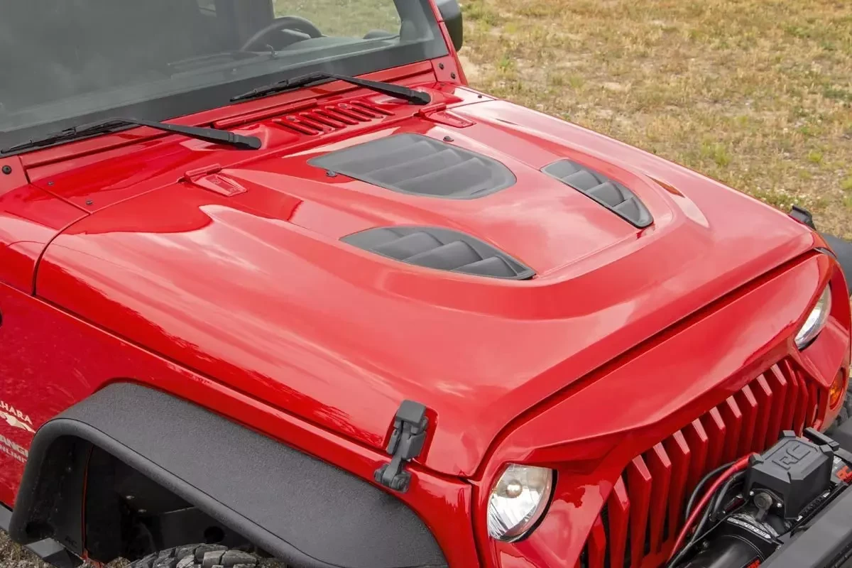 Buy Ventilated hood rough country Jeep Wrangler JK 2/4 Doors