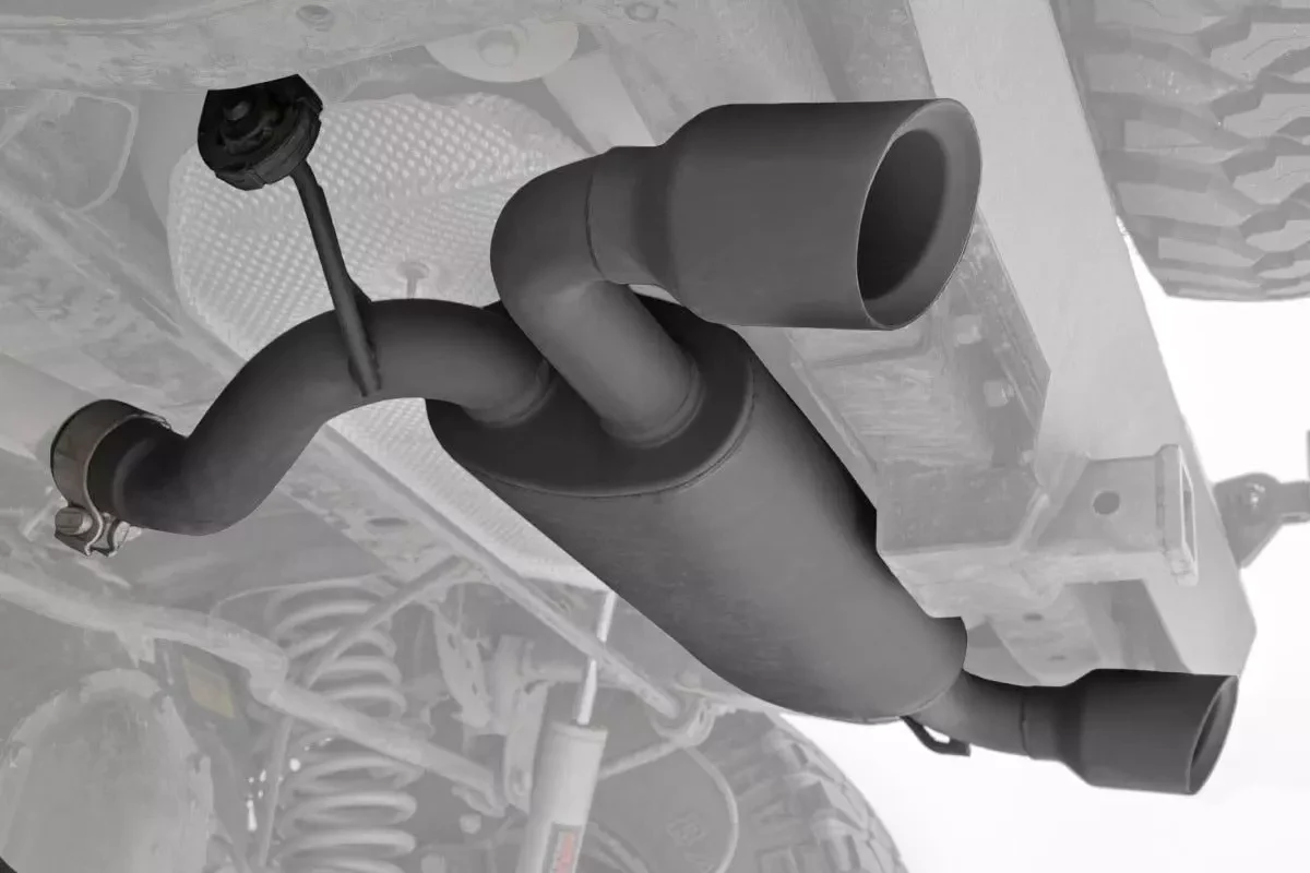 Buy Dual Outlet Performance Black Rough Country - Jeep Wrangler JK 07-18