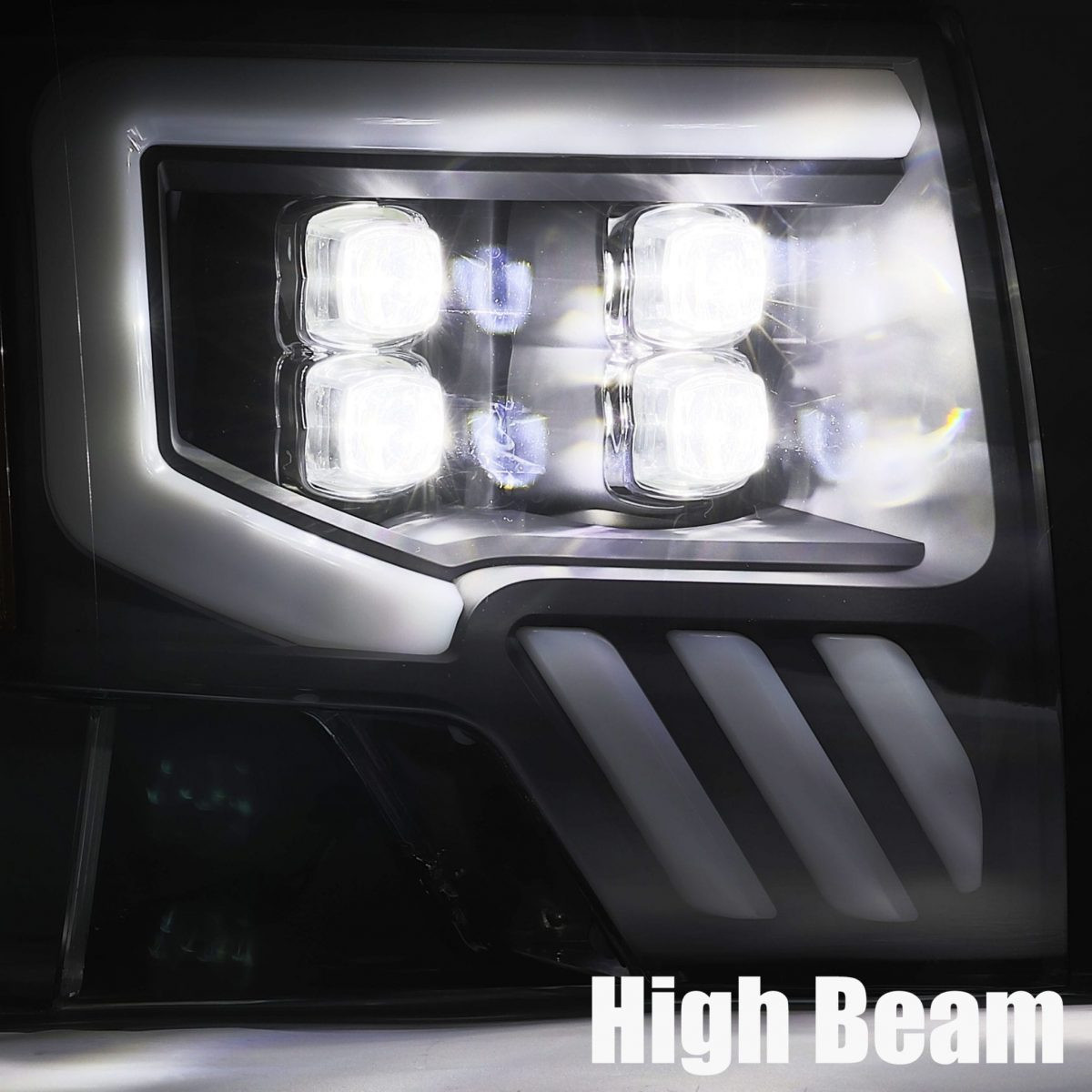 Buy Ford Ford F150 2009-2014 LED NOVA series Chrome Alpharex Axhl-FF09-PTS-PLD-C-A