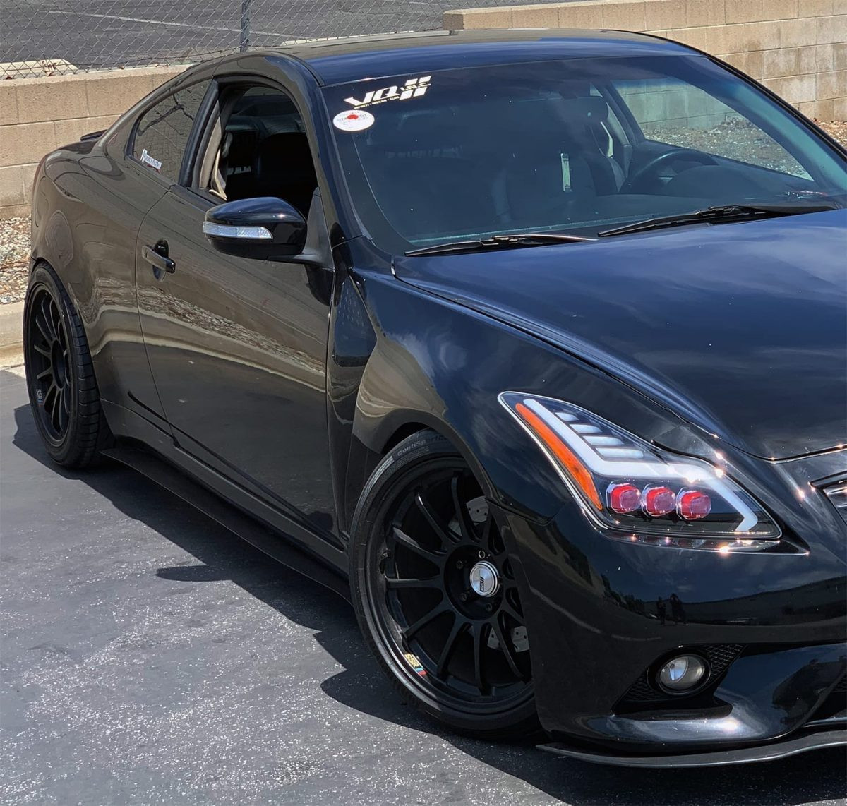 Buy Front headlights Infiniti G37 2008-2013 LED NOVA series Chrome Alpharex Axhl-IG08-PPRS-C-A