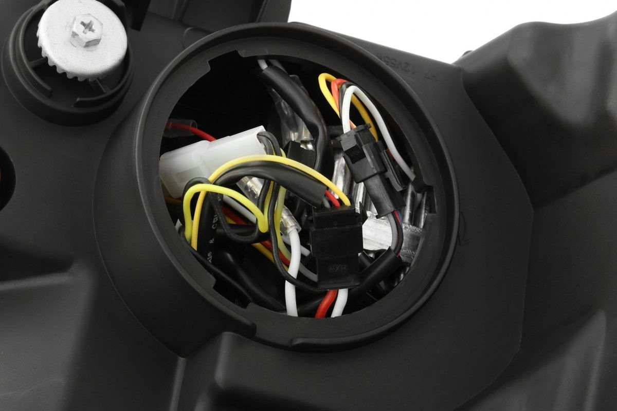 Buy Front headlights Chevrolet Silverado 2007-2013 LED NOVA Black Alpharex Axhl-Cl07-PTS-PL-B-A