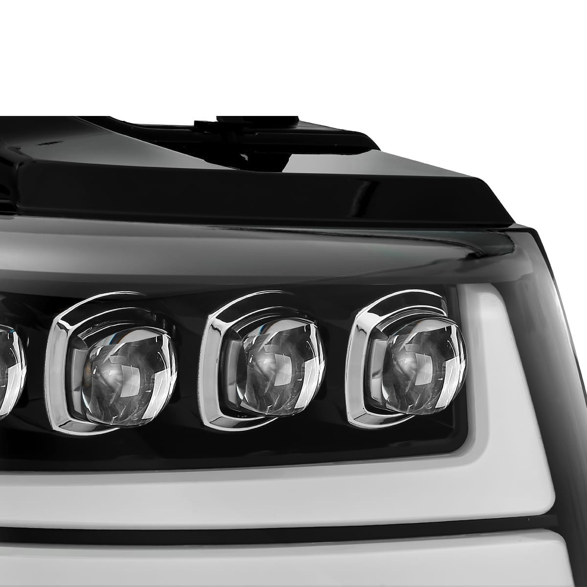 Buy Front headlights Chevrolet Tahoe 2007-2013 LED NOVA Series Carbon-Black Alpharex Axhl-ict07-PTS-LB-A