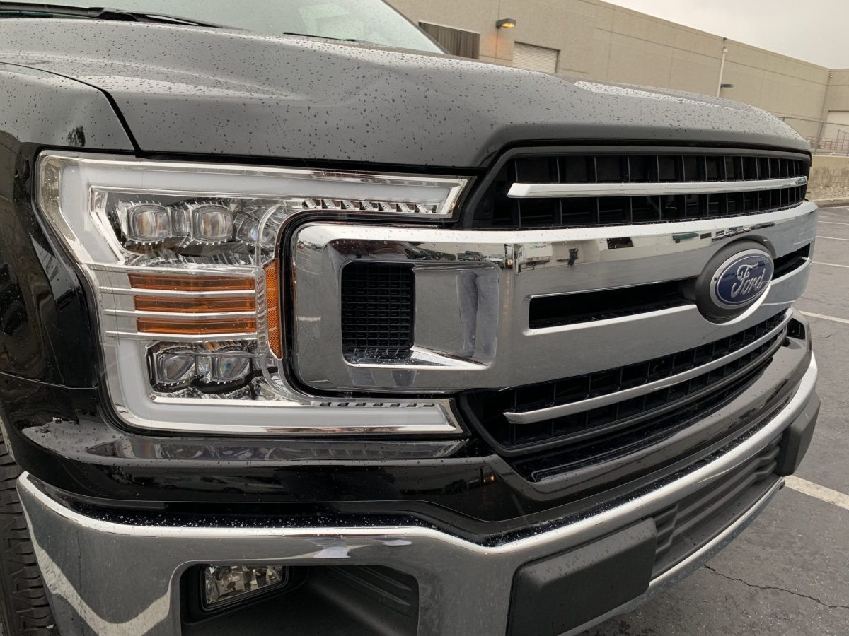 Купити Передні фари Ford F150 2018-2020 LED NOVA серія хром AlphaRex AXHL-FF18-PPTS-LED-C-A-G2