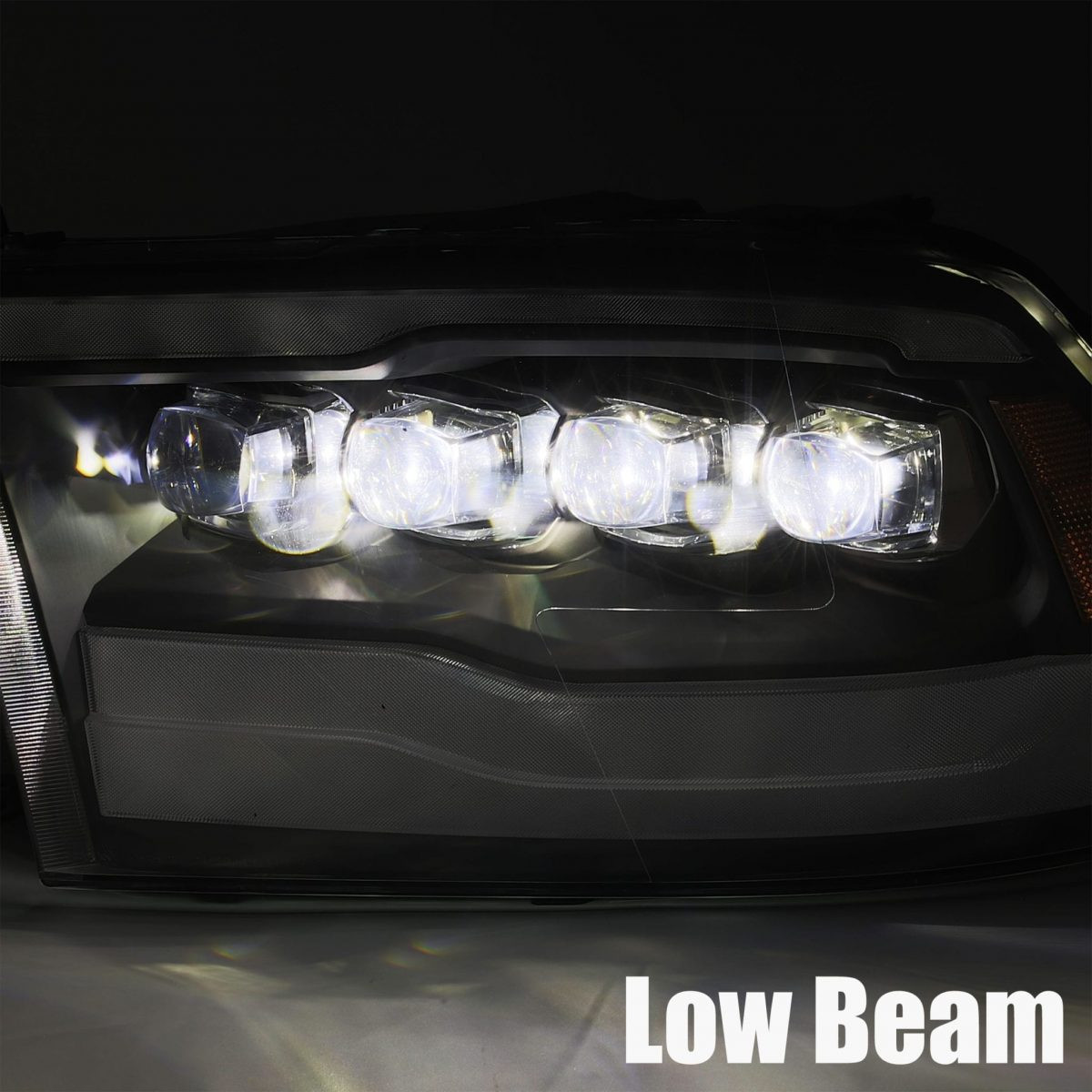 Buy Front headlights Dodge Ram 1500 Classic 2009-2023 LED NOVA CHRM CHRME ALPHARAREX AXHL-DR09-PLD-C-A-A-G2