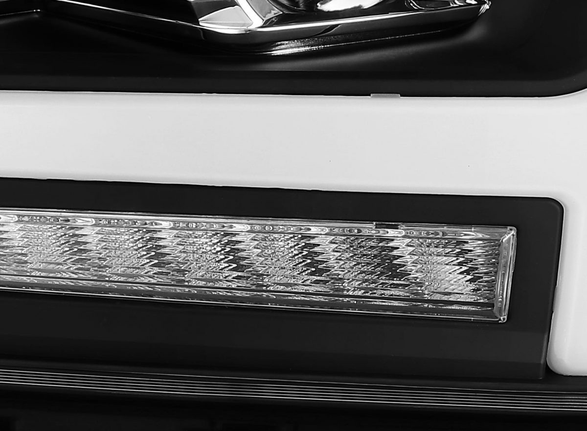 Купити Передні фари Dodge Ram 1500 2019-2023  PRO серія чорні AlphaRex AXHL-DR19-PPTS-B-A