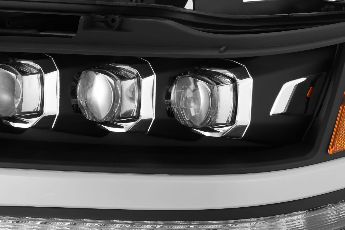 Buy Front headlights Dodge RAM 1500 2019-2023 LED Nova Series Black Alparex Ahl-DR19-N-B