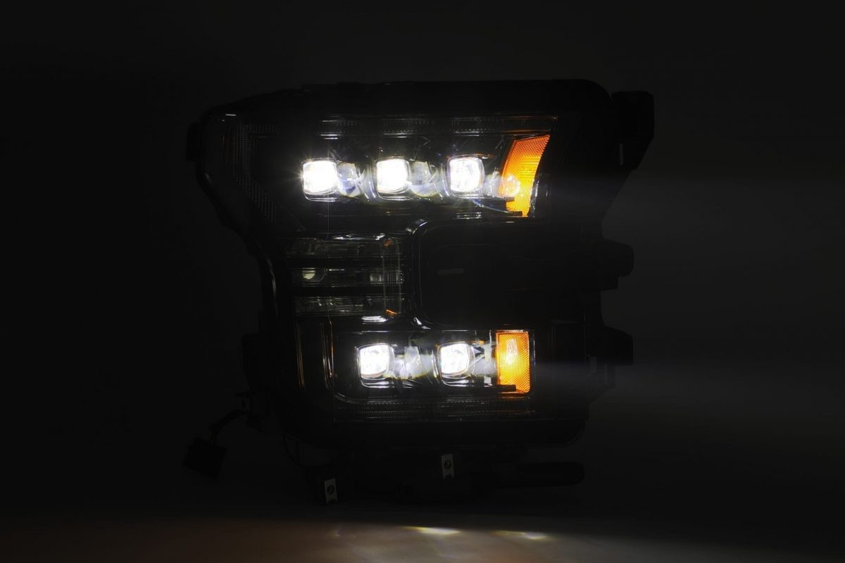 Buy Ford Ford F150 2015-2017 LED NOVA Series ALPHA-BLACK ALPHAREX AXHL-FF15-PPTS-FLB-A-G2
