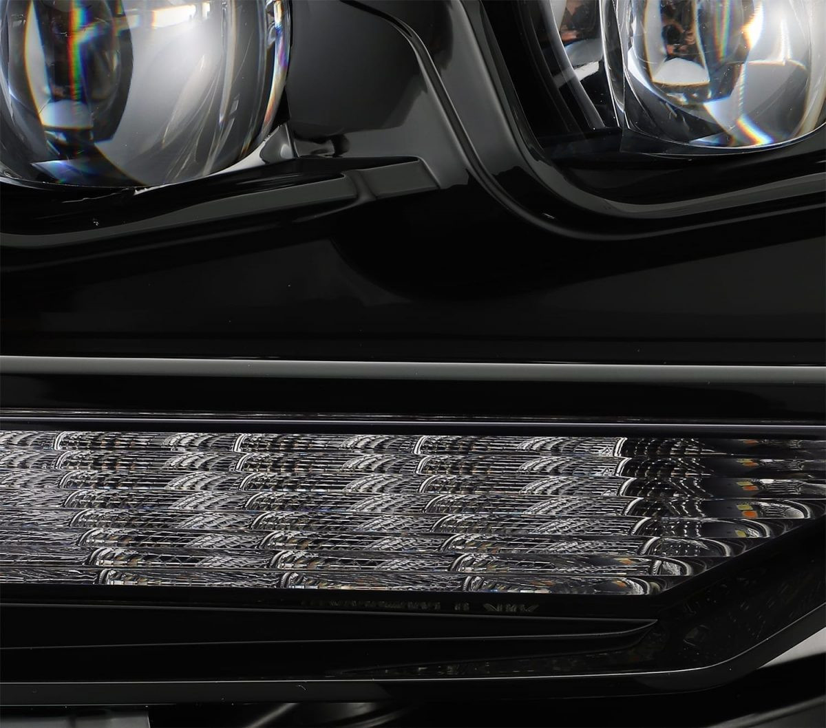 Купити Передні фари Toyota 4Runner 2014-2022 LED NOVA серія колір Alpha-Black AlphaRex AHL-T414-N-LB