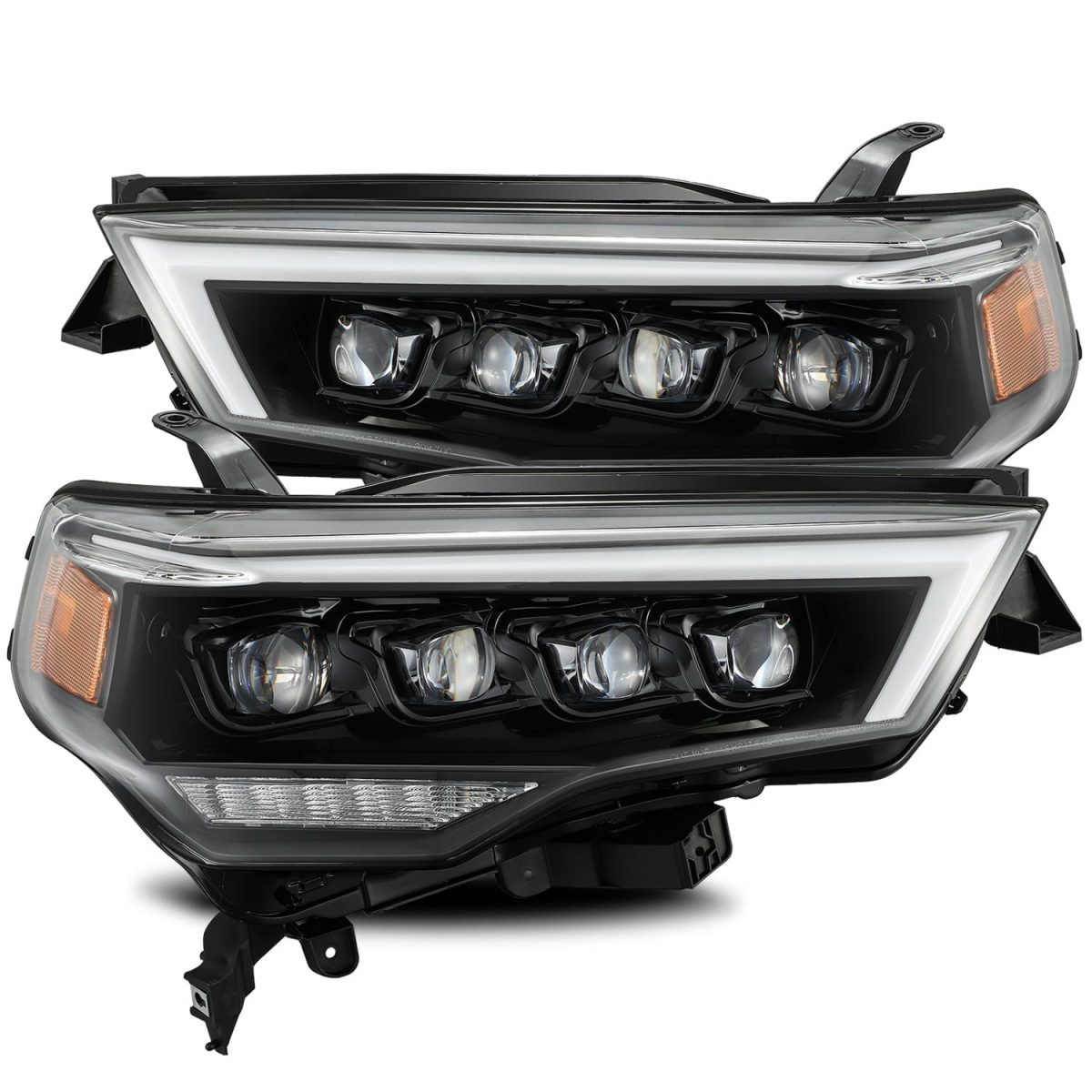 Купити Передні фари Toyota 4Runner 2014-2022 LED NOVA серія колір Alpha-Black AlphaRex AHL-T414-N-LB