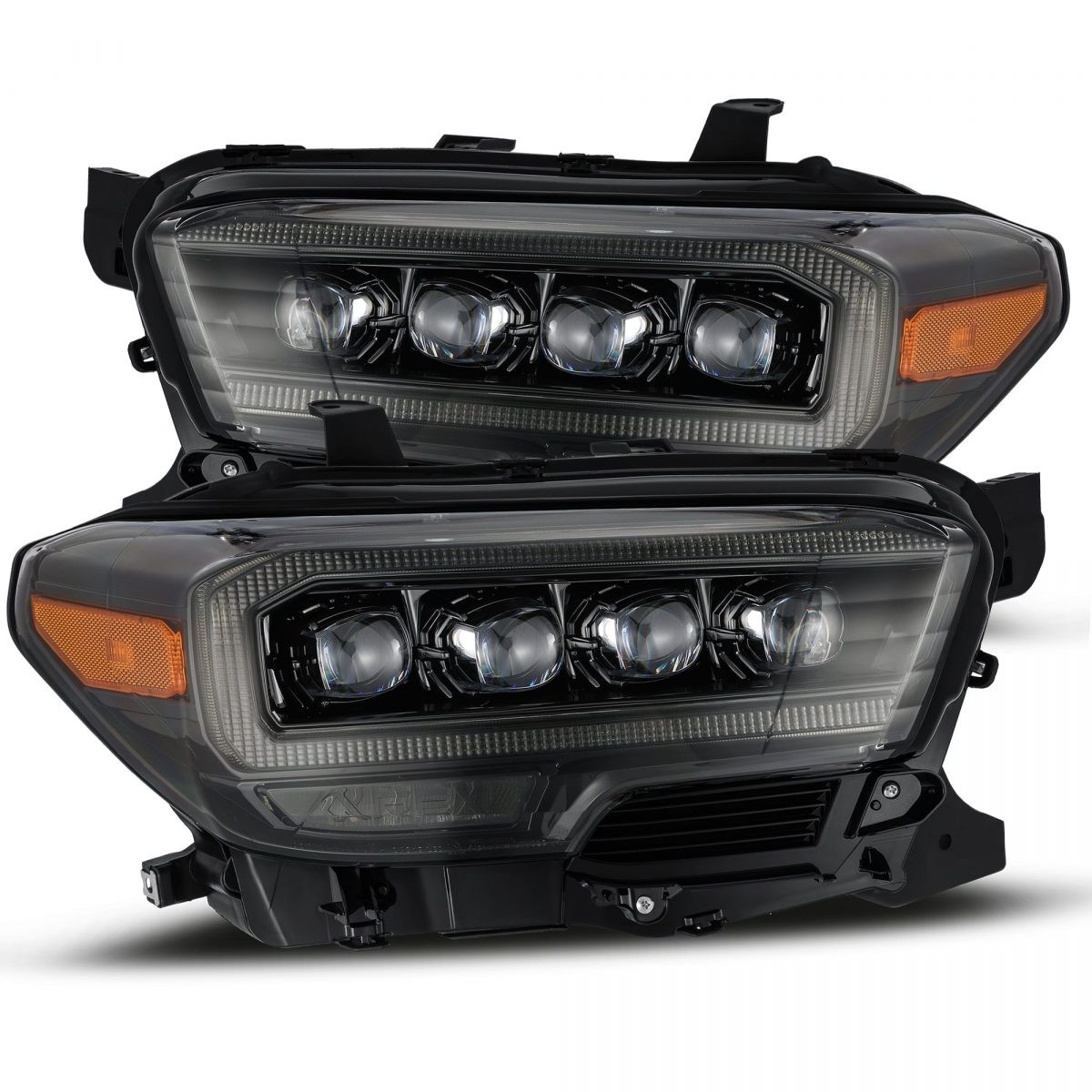 Купити Передні фари Toyota Tacoma 2016-2022 LED NOVA серія колір Alpha-Black AlphaRex AHL-TT16-N-LB