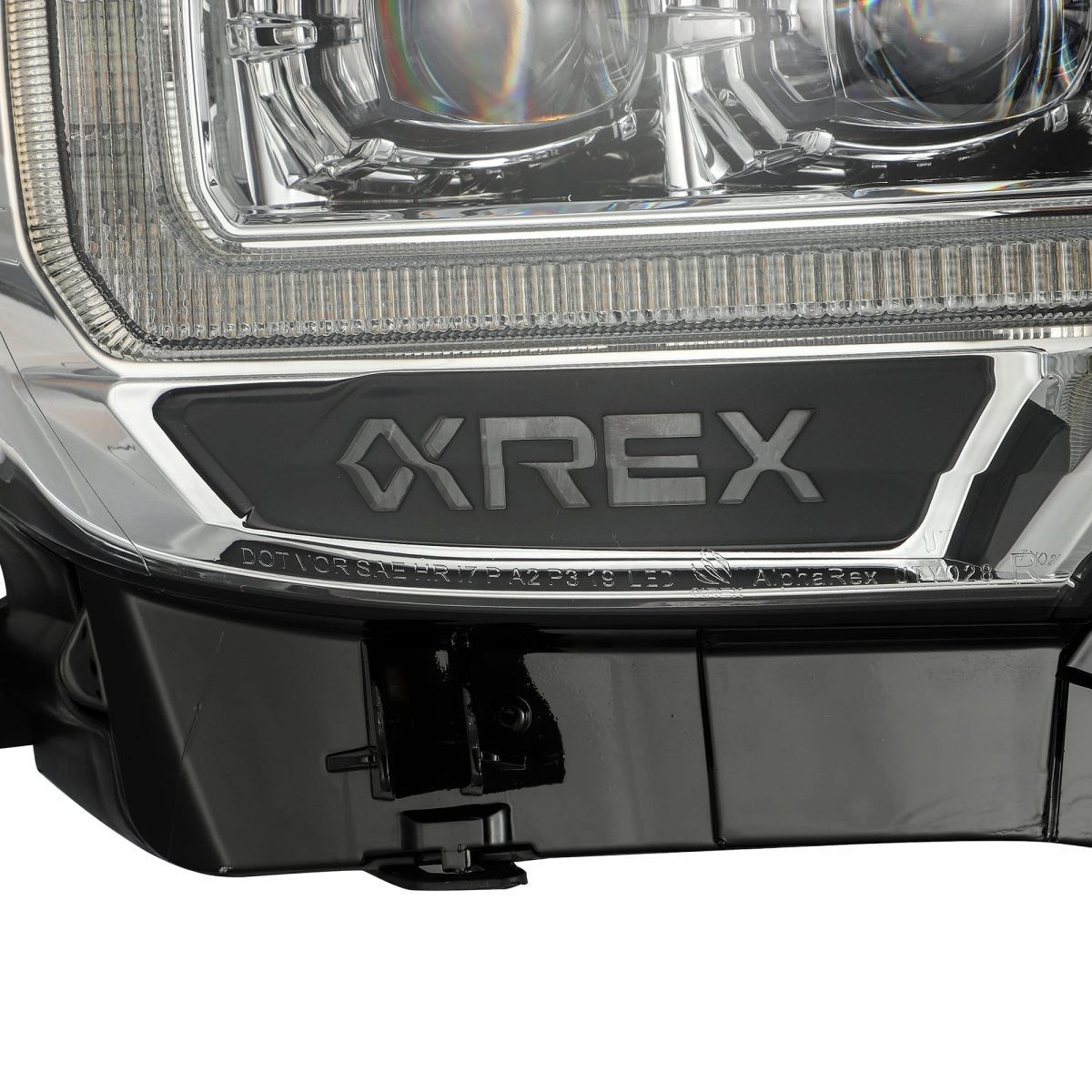 Buy Front headlights Toyota Tacoma 2016-2022 LED NOVA series Chrome Alpharex Ahl -tt16-N-C