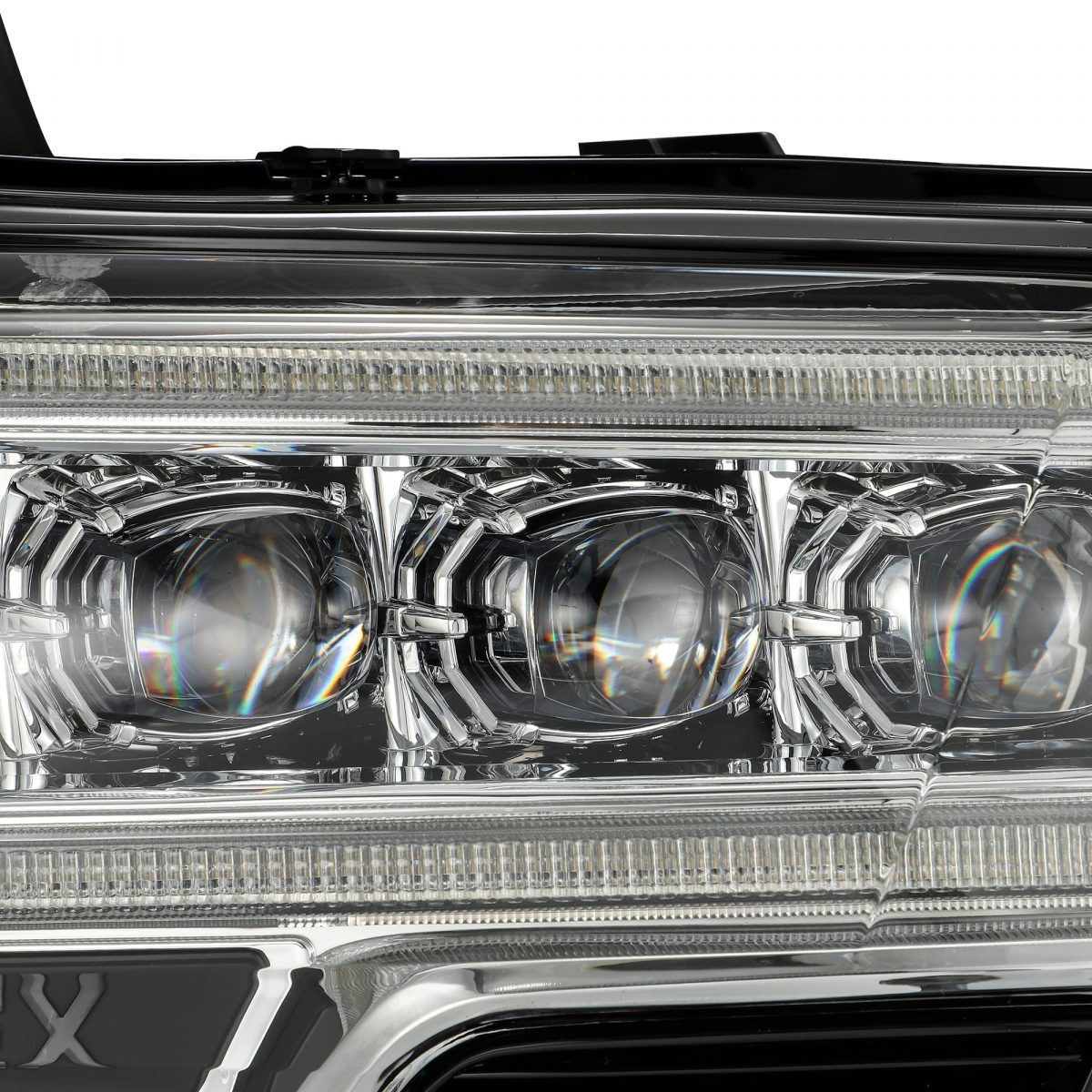 Buy Front headlights Toyota Tacoma 2016-2022 LED NOVA series Chrome Alpharex Ahl -tt16-N-C