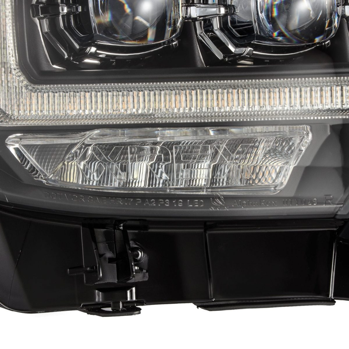 Buy Front headlights Toyota Tacoma 2016-2022 LED NOVA Black Alpharex Ahl -tt16-N-B series