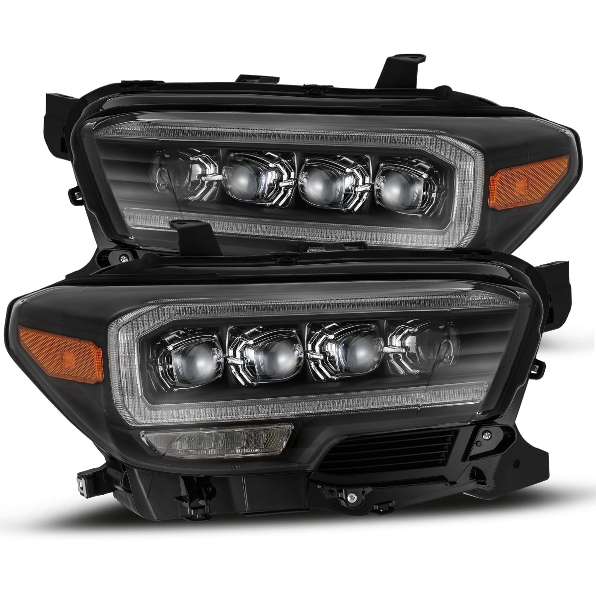 Buy Front headlights Toyota Tacoma 2016-2022 LED NOVA Black Alpharex Ahl -tt16-N-B series