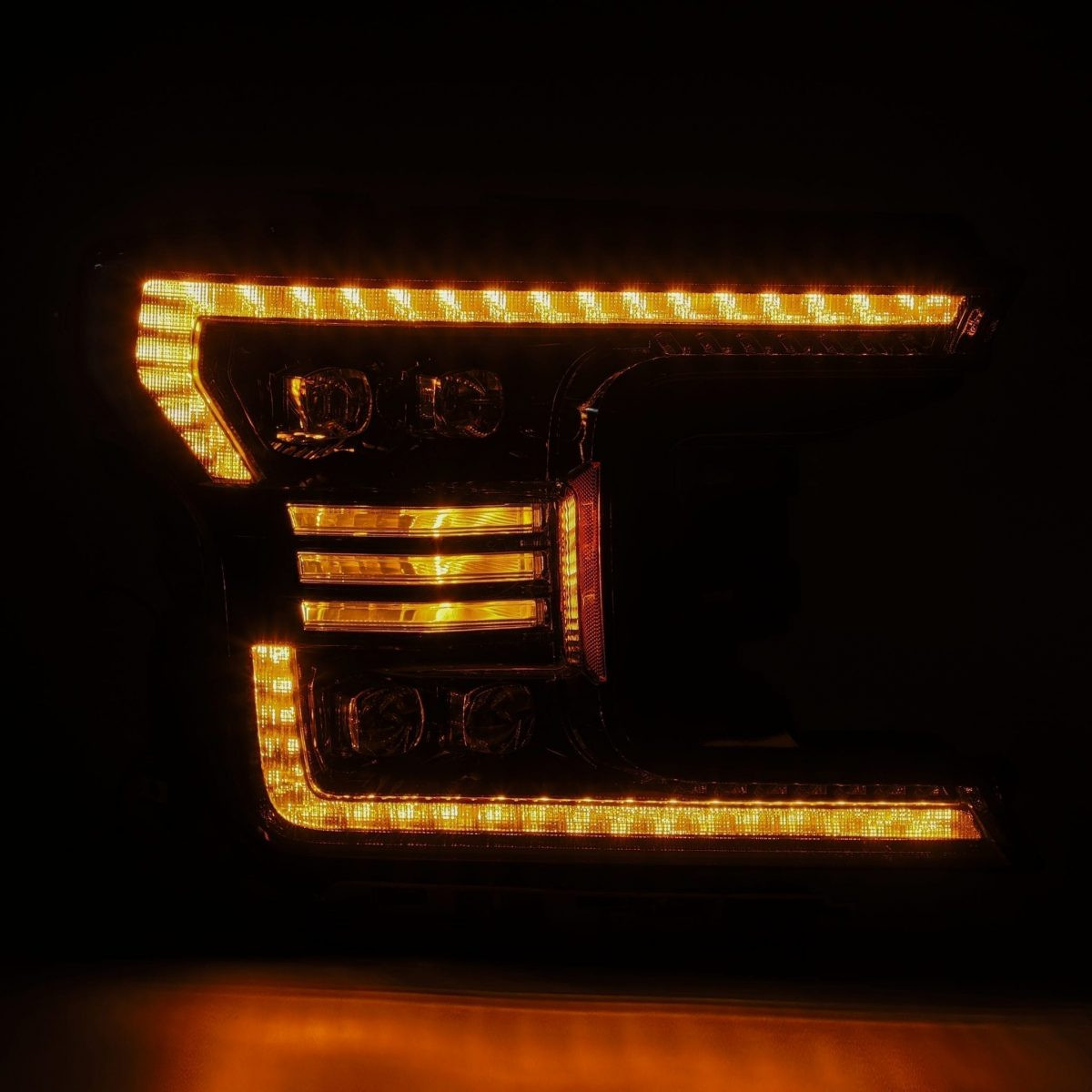 Buy FRON FROD F150 2018-2020 LED Nova Series Color ALPHA-BLACK ALPHAREX AXHL-FIF18-PLB-FLB-A-G2