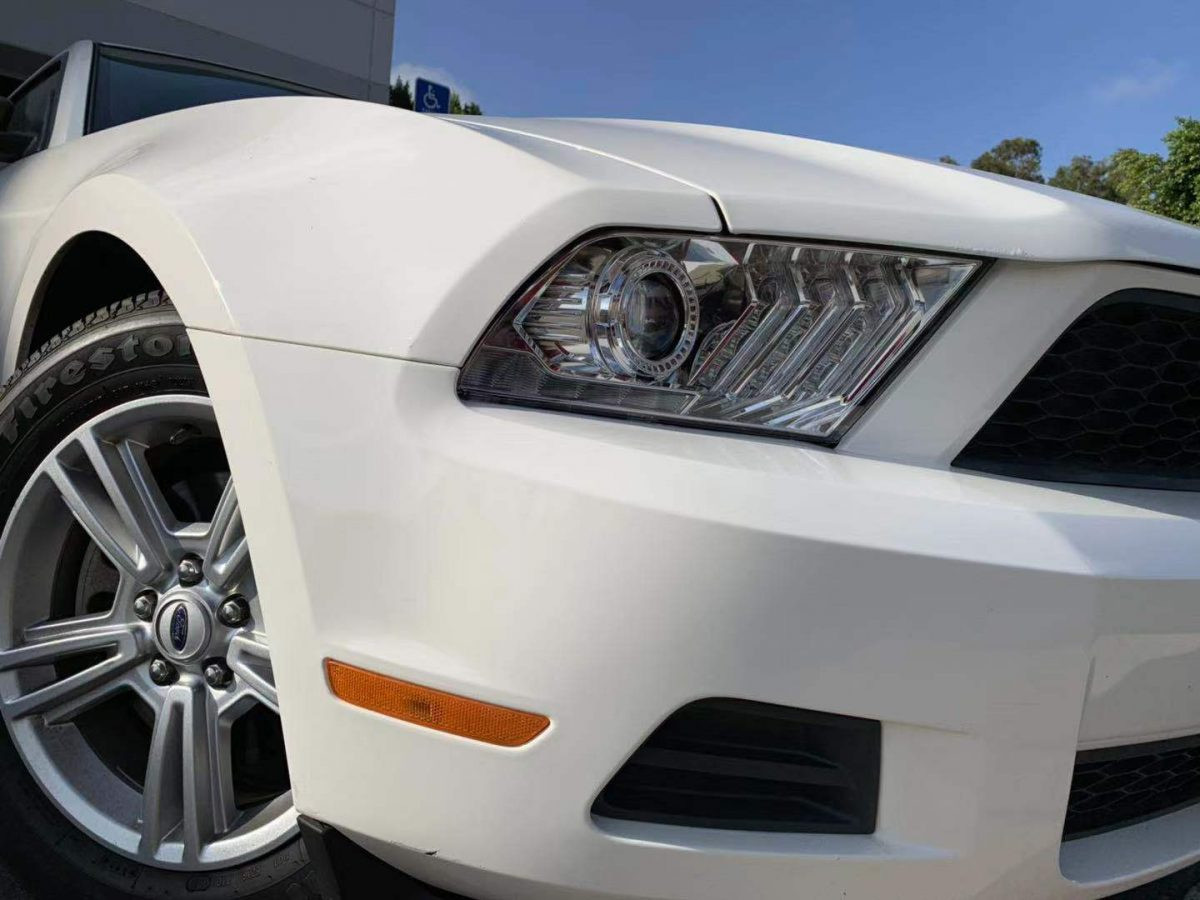 Купити Передні фари Ford Mustang 2010-2014 LED LUXX серія хром AlphaRex AHL-FM10-PL-SA-C