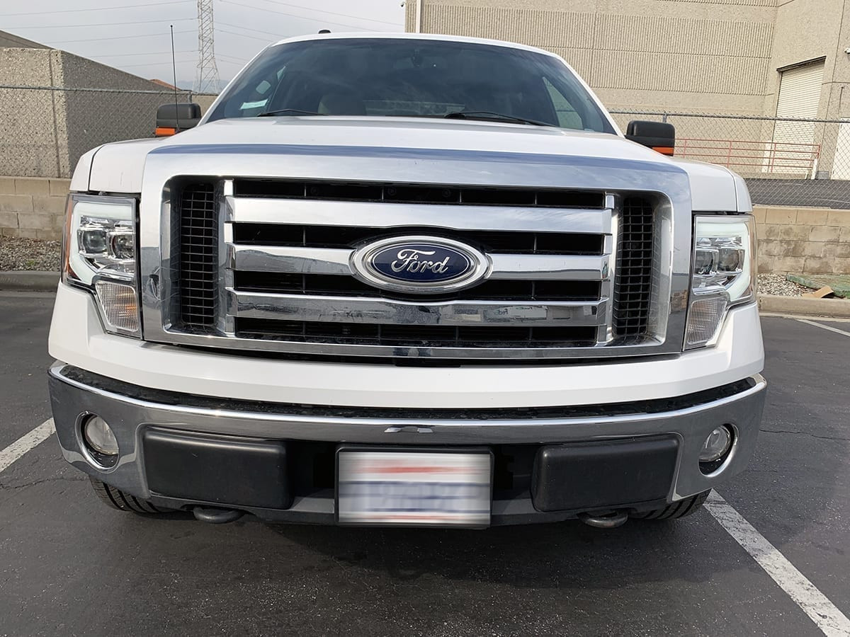 Купить Передние фары LED Ford F150 2009-2014 LED LUXX серия хром AlphaRex AHL-FF09-PL-AS-C