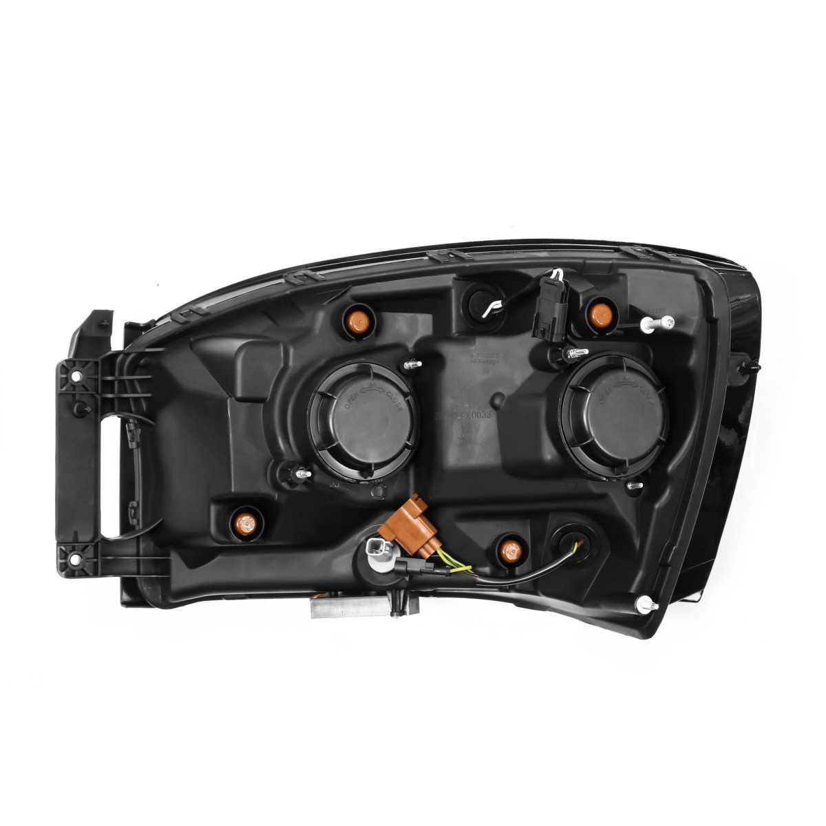 Купить Передние фары Dodge Ram 1500 Classic 2006-2008 LED NOVA серия хром AlphaRex AHL-DR06-N-C