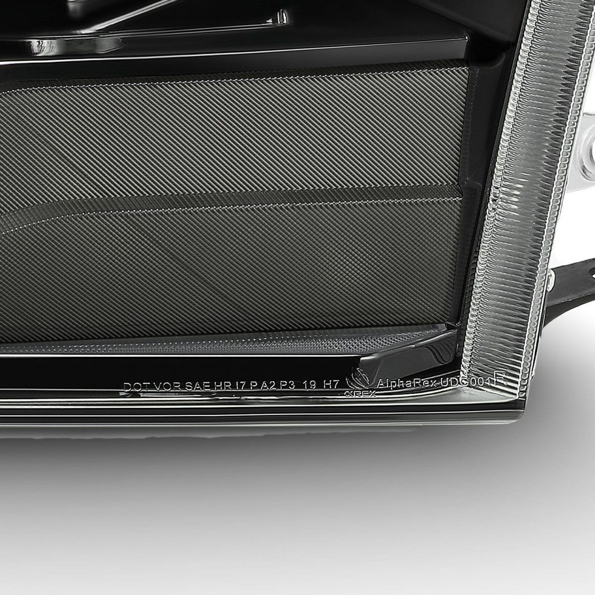 Купити Передні фари Dodge Ram 1500 Classic 2009-2023 LED LUXX серія колір Alpha-Black AlphaRex AHL-DR09-PL-G3-SA-FLB