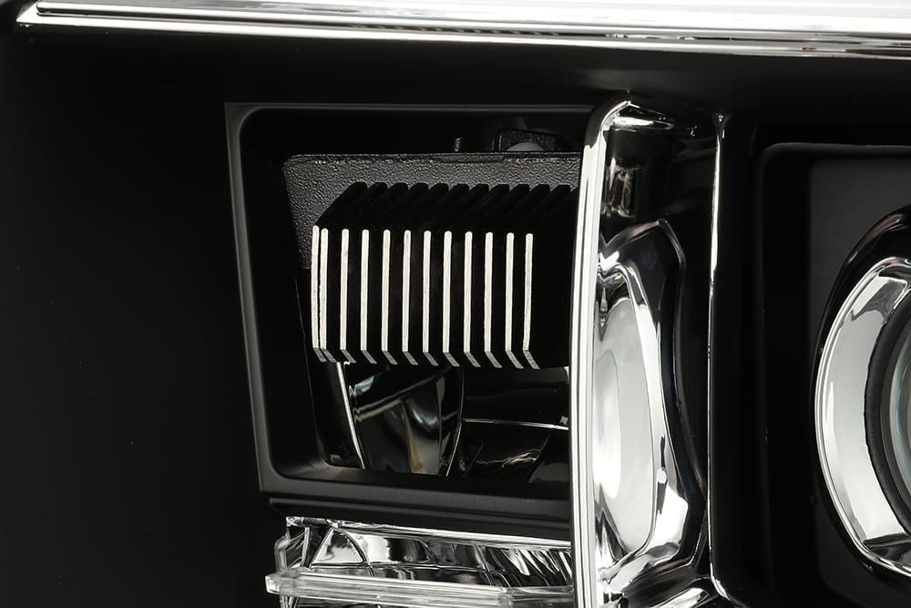 Buy Front headlights Toyota Tundra 2014-2021 LED LUXX Series Black Alpharex Ahl-Tun14-Pl-Sa-B