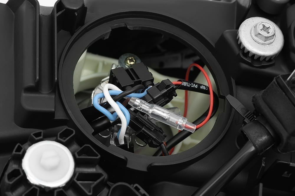 Buy Front headlights Toyota Tundra 2014-2021 LED LUXX Series Black Alpharex Ahl-Tun14-Pl-Sa-B