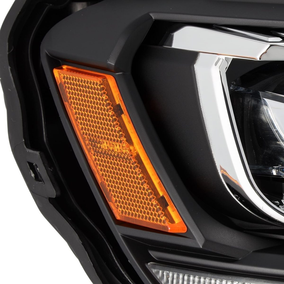Купить Передние фары Ford Ranger 2019-2022 LED NOVA серия черные AlphaRex AHL-FR16-N-B