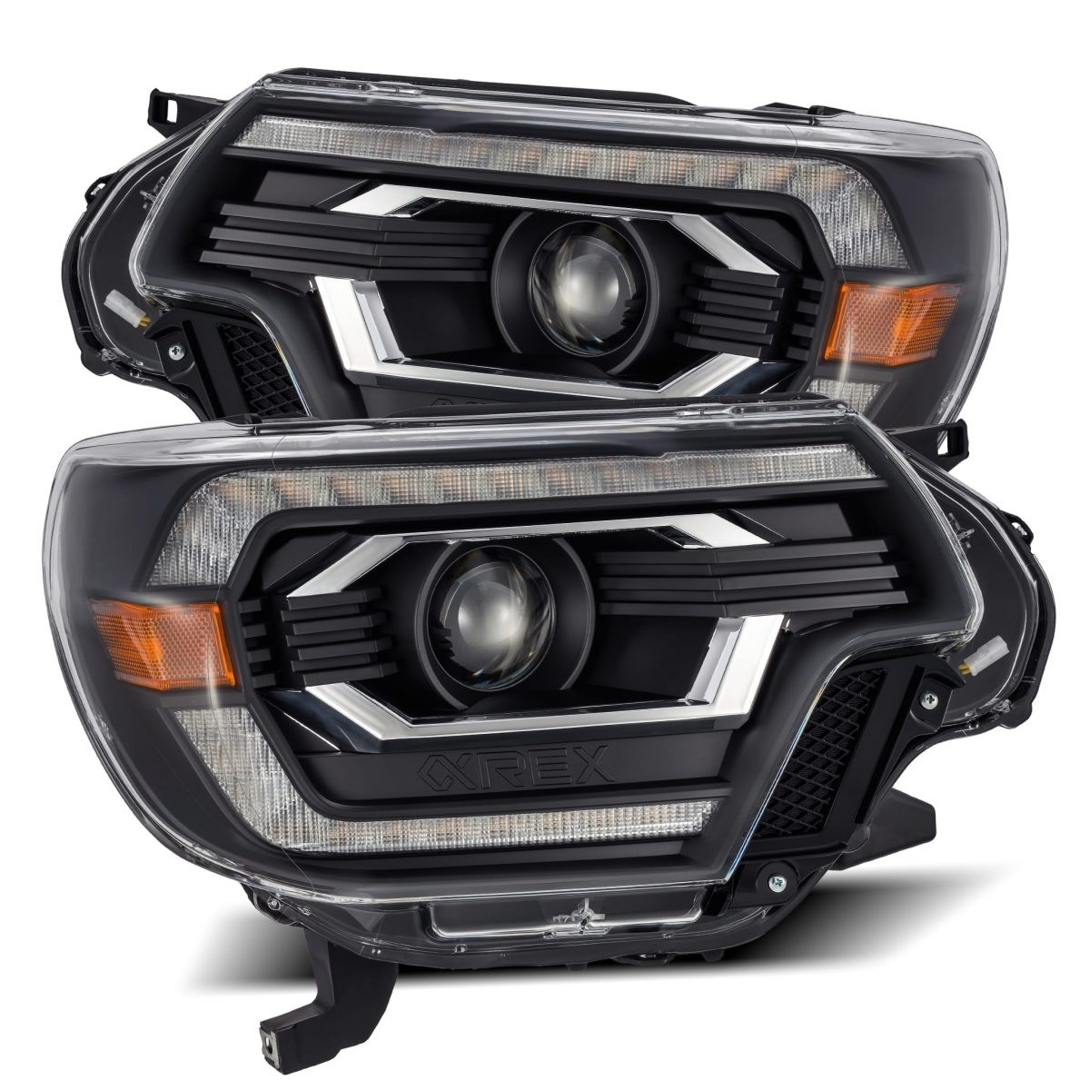 Buy Front headlights Toyota Tacoma 2012-2015 Pro Series Black Alpharex Ahl -tt12-P-S-B