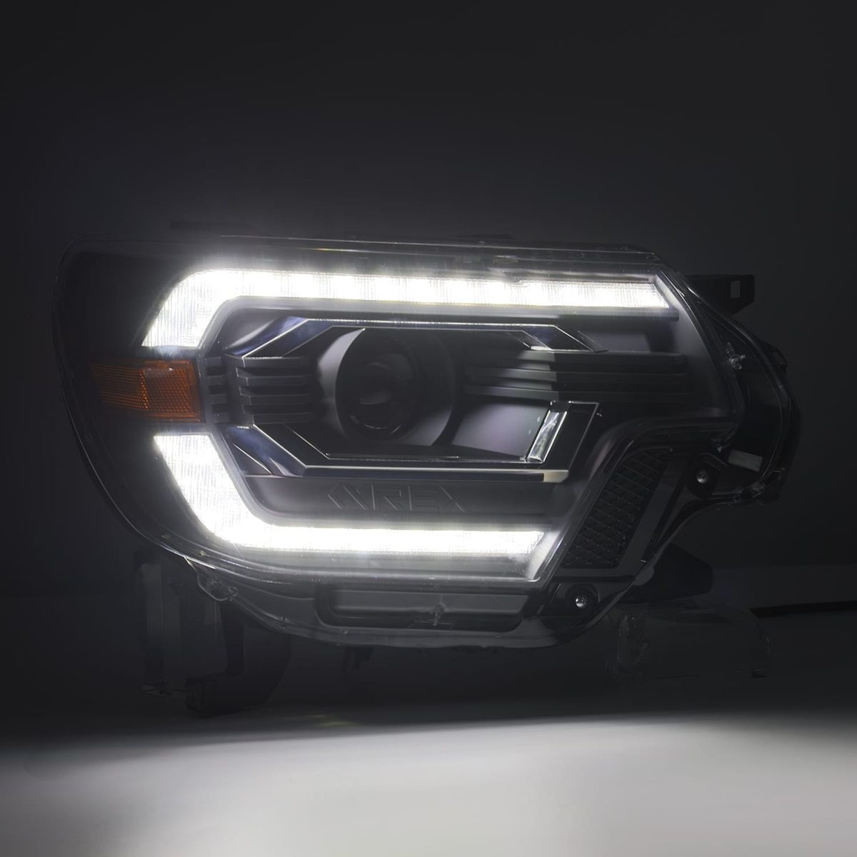 Buy Front headlights Toyota Tacoma 2012-2015 LED LUXX Series Black Alpharex Ahl -tt12-Pl-Sa-B