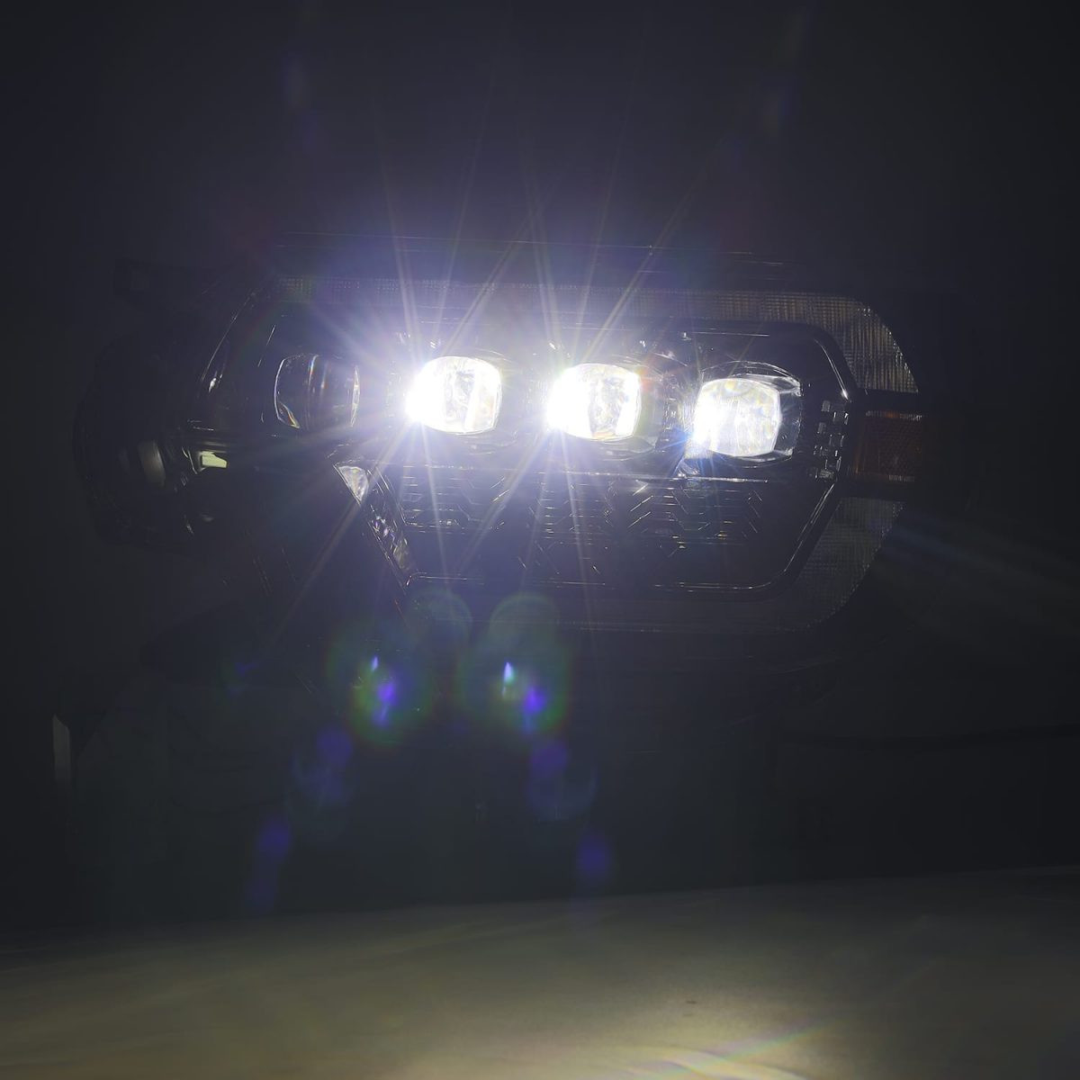 Buy Front headlights Toyota Tacoma 2012-2015 LED NOVA Series Color Alpha-Black Alpharex Ahl -t12-N-Flb