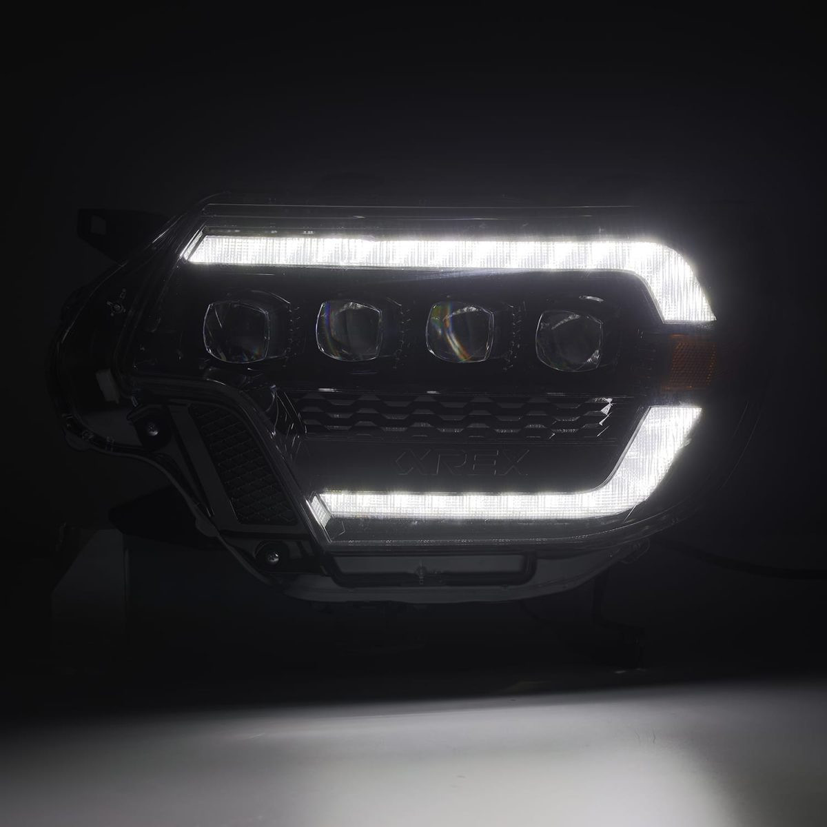 Buy Front headlights Toyota Tacoma 2012-2015 LED NOVA Black Alpharex Ahl -tt12-N-B