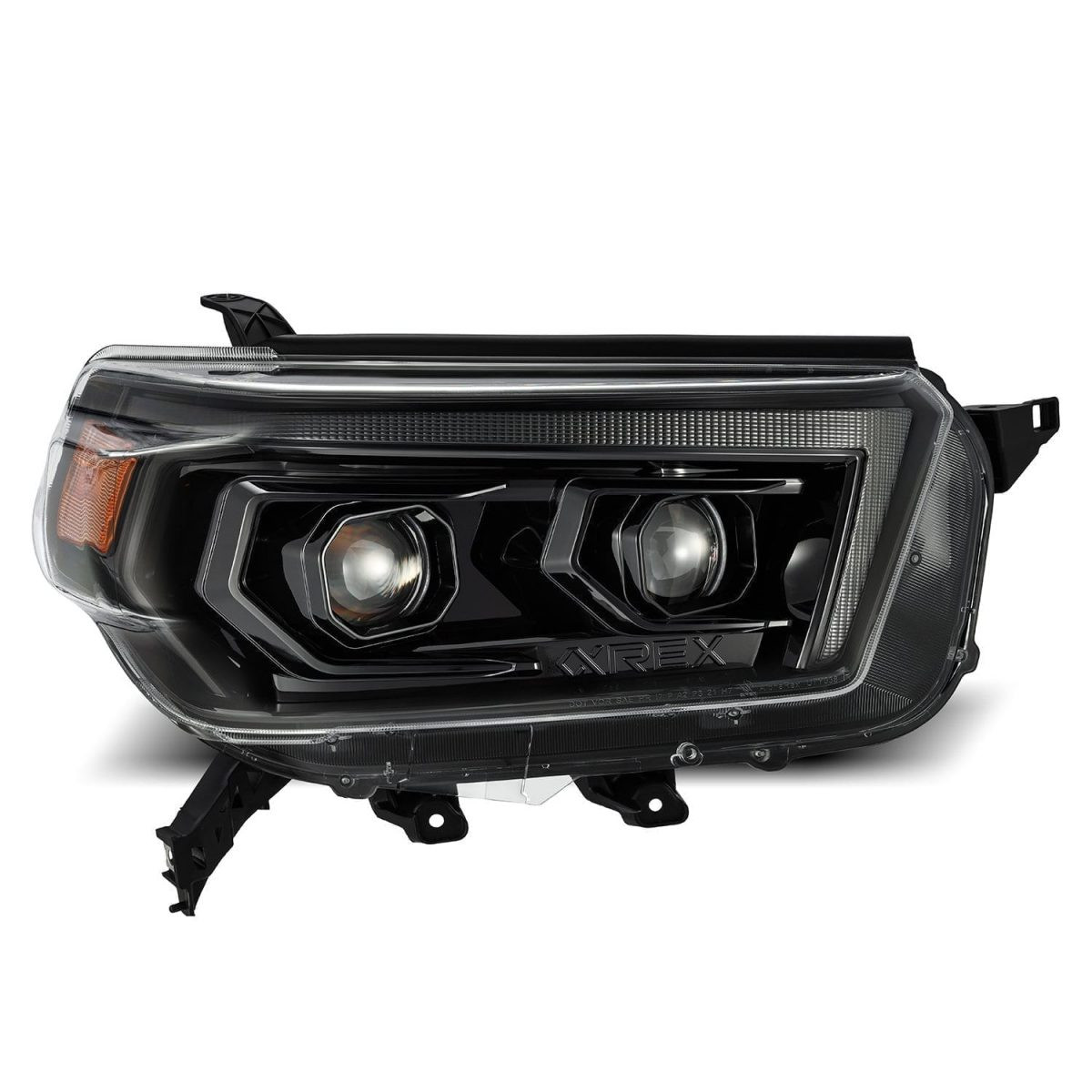 Buy Front headlights Toyota 4Runner 2010-2013 LED LUXX Series Carbon-Black Alpharex AHL-T410-PL-SA-FLB