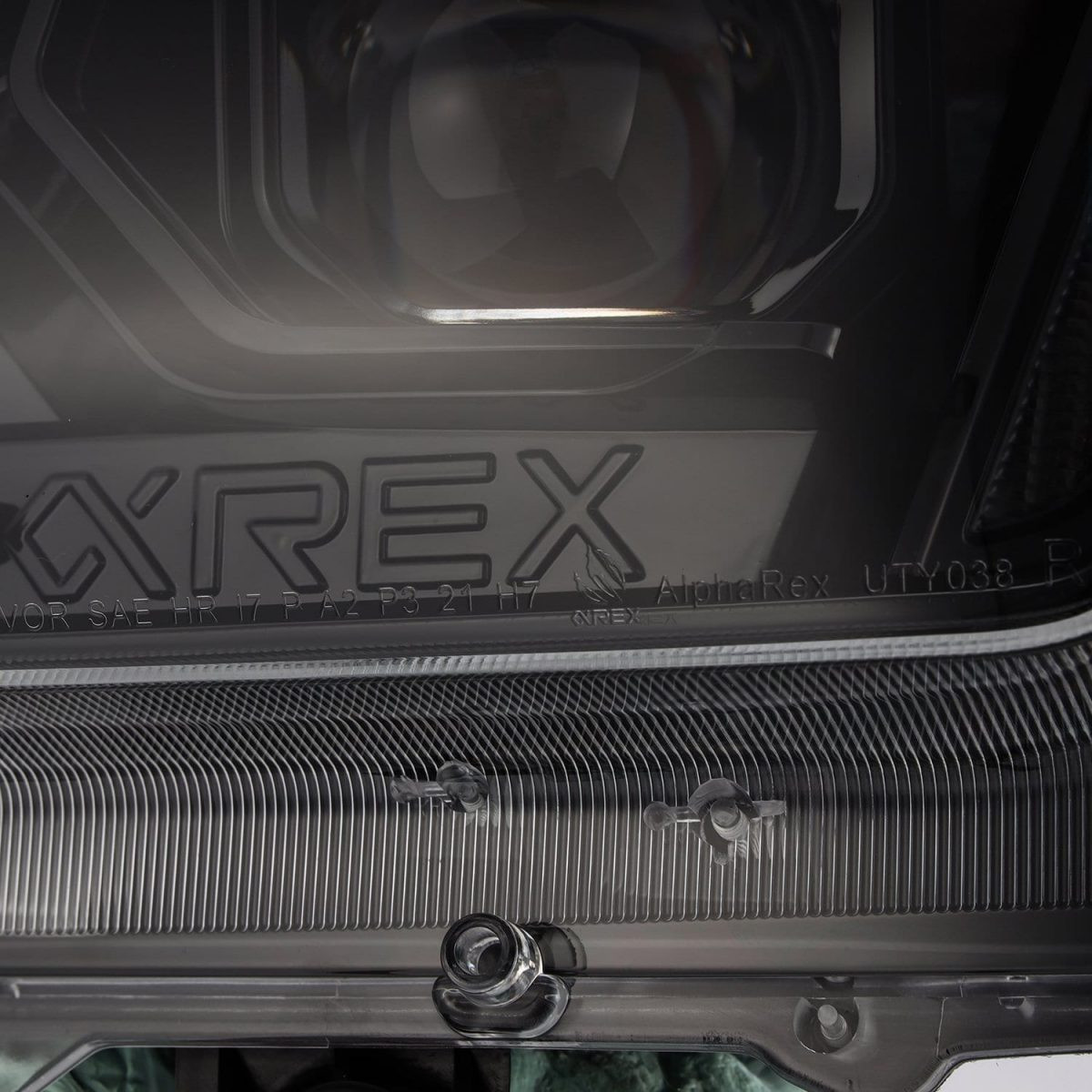 Buy Front headlights Toyota 4Runner 2010-2013 LED LUXX Series Carbon-Black Alpharex AHL-T410-PL-SA-FLB