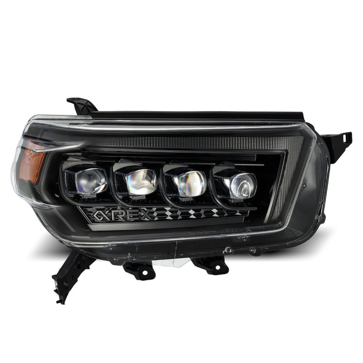 Купить Передние фары Toyota 4Runner 2010-2013 LED NOVA серия цвет Alpha-Black AlphaRex AHL-T410-N-FLB