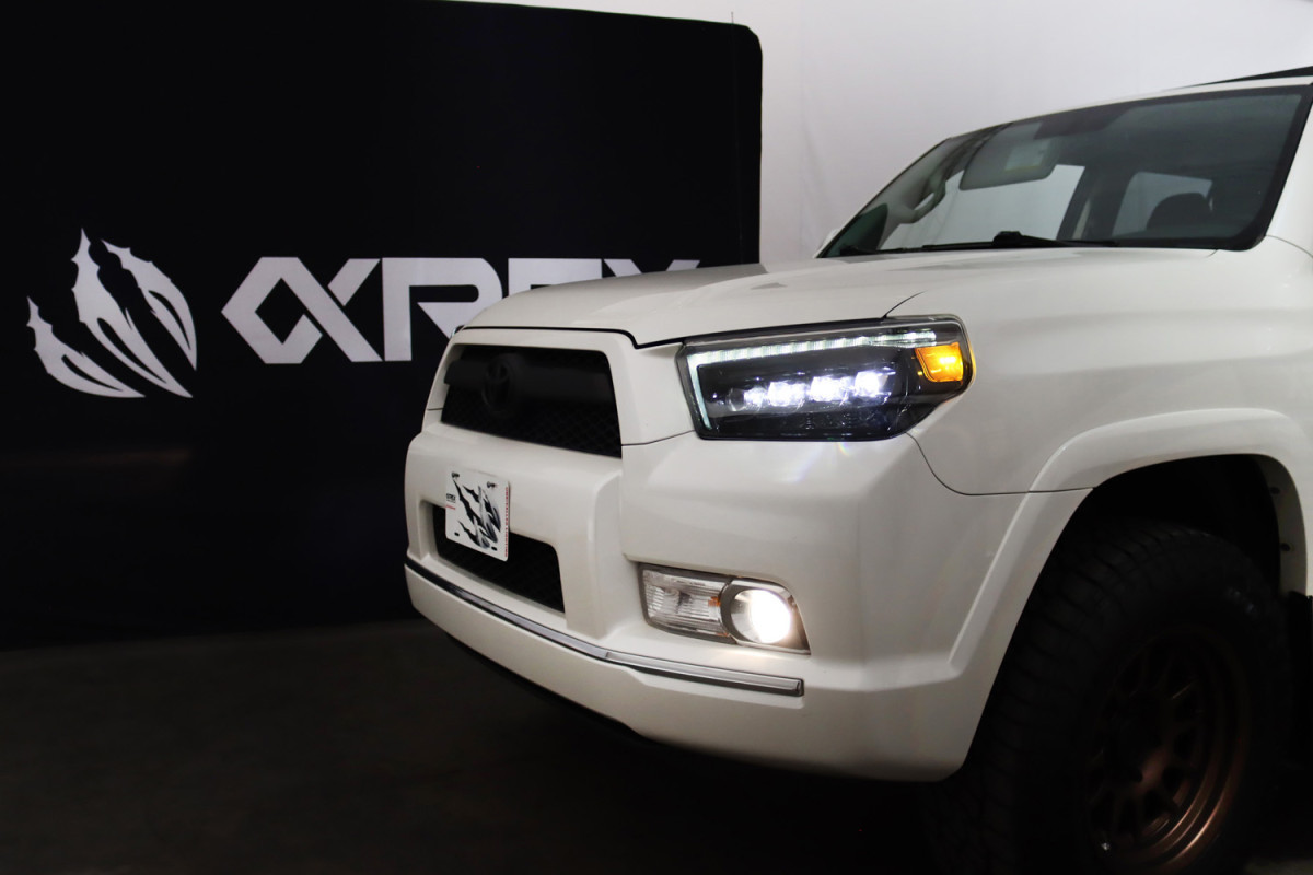 Buy Front headlights Toyota 4Runner 2010-2013 LED NOVA Black Alpharex Ahl-T410-N-B