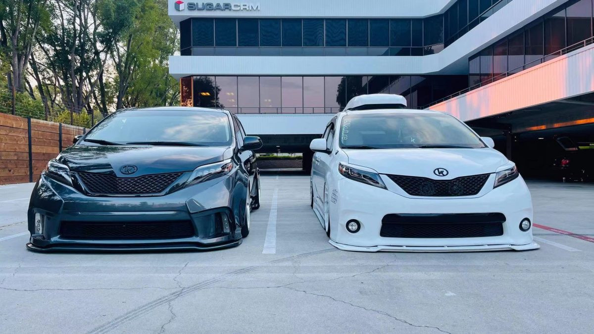 Buy Front headlights Toyota Sienna 2011-2020 Pro Series Black Alpharex Ahl-TS11-P-S-B