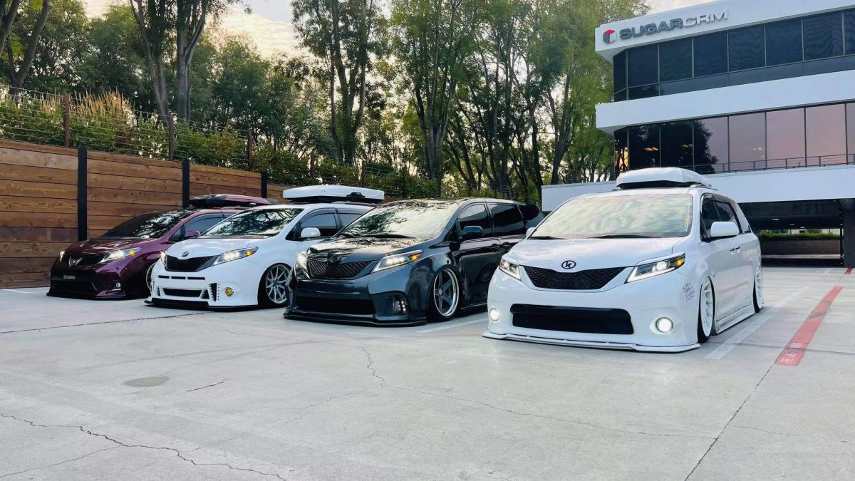 Buy Front headlights Toyota Sienna 2011-2020 Pro Series Black Alpharex Ahl-TS11-P-S-B