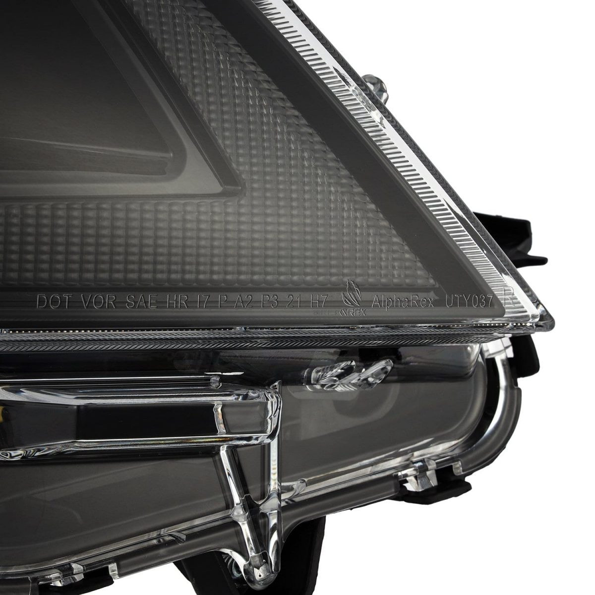 Купити Передні фари Toyota Sienna 2011-2020 LED NOVA серія колір Alpha-Black AlphaRex AHL-TS11-N-FLB