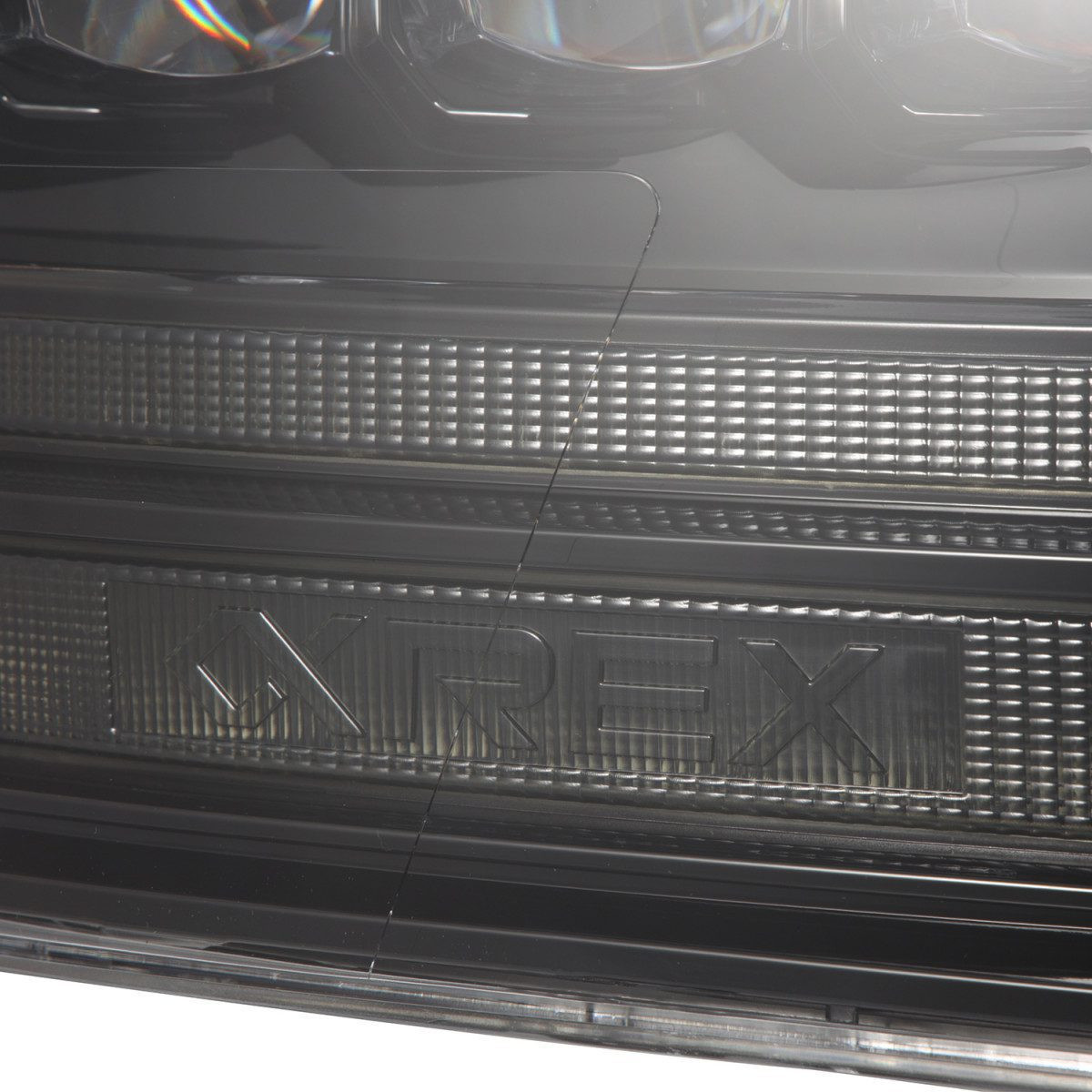 Buy Front headlights Dodge Ram 1500 Classic 2009-2023 Led G2 Style Nova Series Color ALPHA-BLACK ALPHAREX AHL-DR09-G5-N-FLB