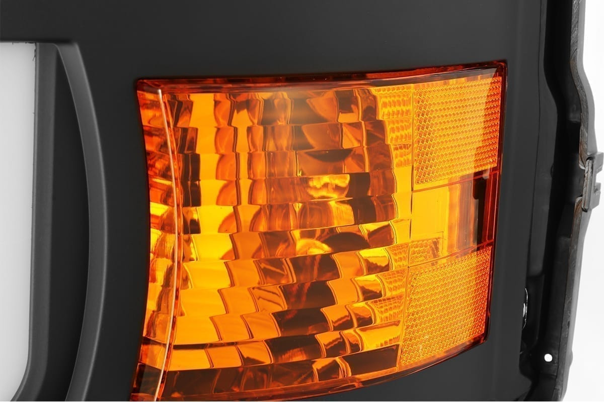 Buy Front headlights Chevrolet Silverado 2500Hd 2015-2019 LED NOVA Black / Chrome Grill Insert Alpharex Ahl-CL215-N-SA-B.